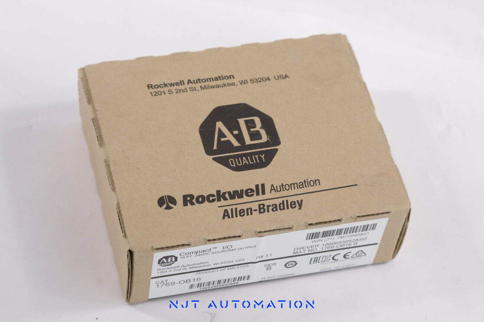 Allen Bradley 1769-OB16T - Replacement part and repair service Allen Bradley 1769-OB16T CompactLogix Processor – front view